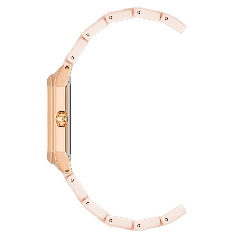 Women's Blush Pink Ceramic Bracelet Watch, 24mm商品第2张图片规格展示
