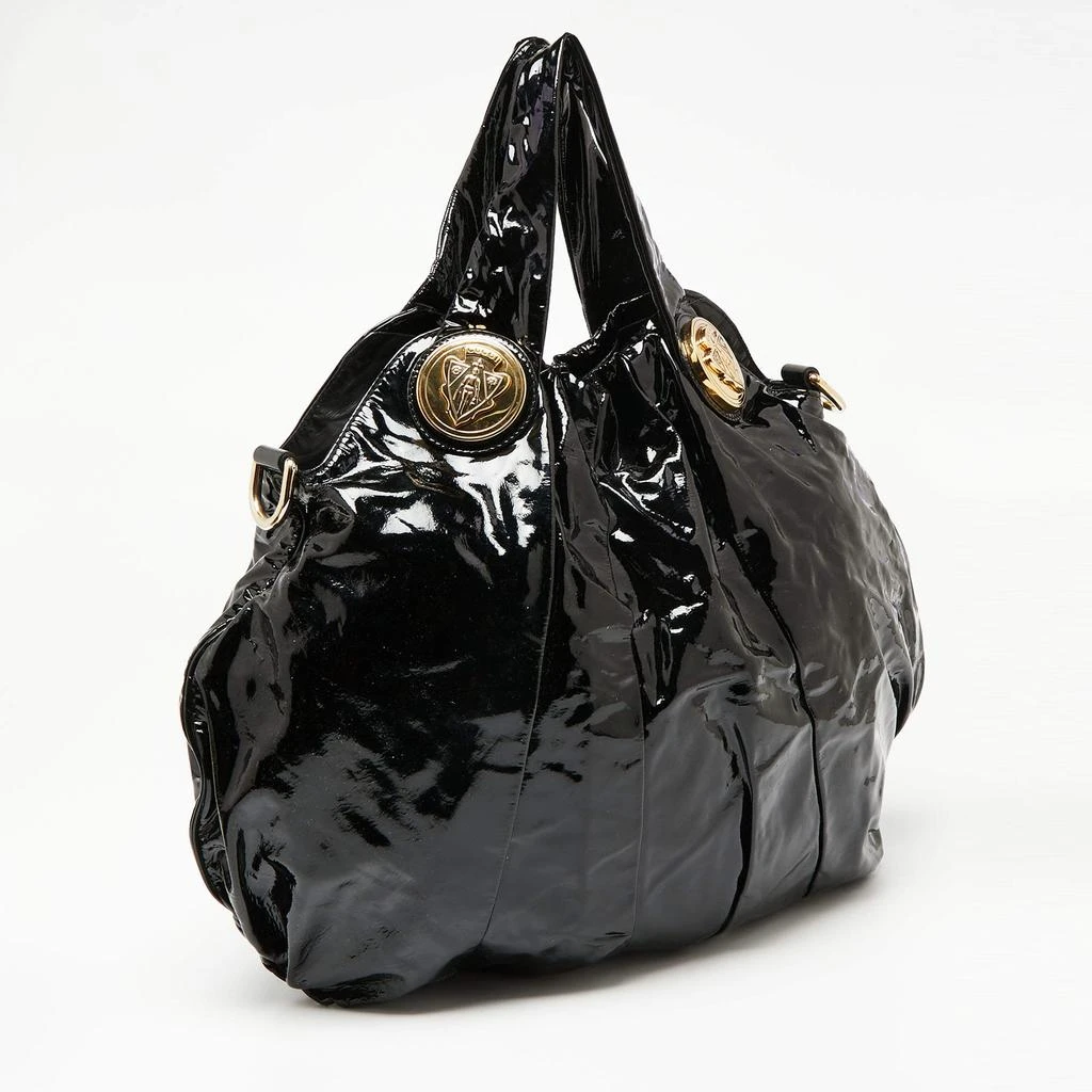 商品[二手商品] Gucci|Gucci Black Patent Leather Large Hysteria Tote,价格¥5120,第3张图片详细描述