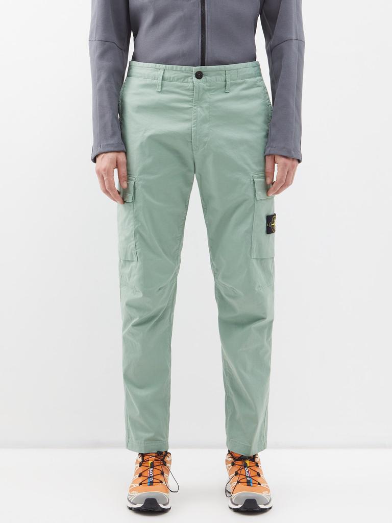 Cotton-blend twill cargo trousers商品第1张图片规格展示