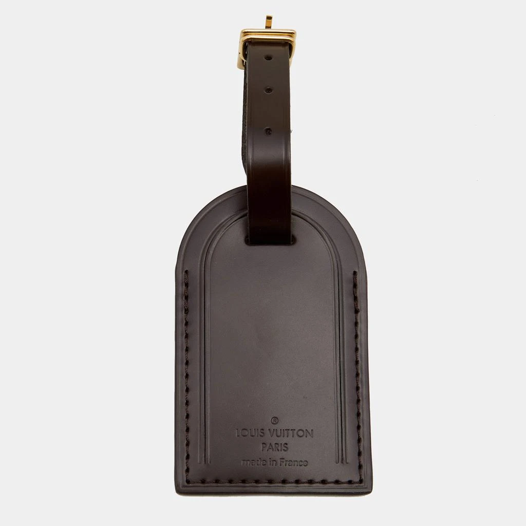 商品[二手商品] Louis Vuitton|Louis Vuitton Brown Leather Luggage Name Tag,价格¥1124,第1张图片