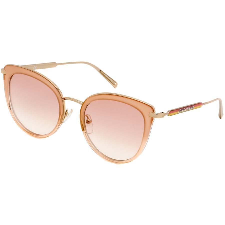 商品Longchamp|Longchamp Gradient Pink Butterfly Ladies Sunglasses LO661S 750 53,价格¥304,第1张图片