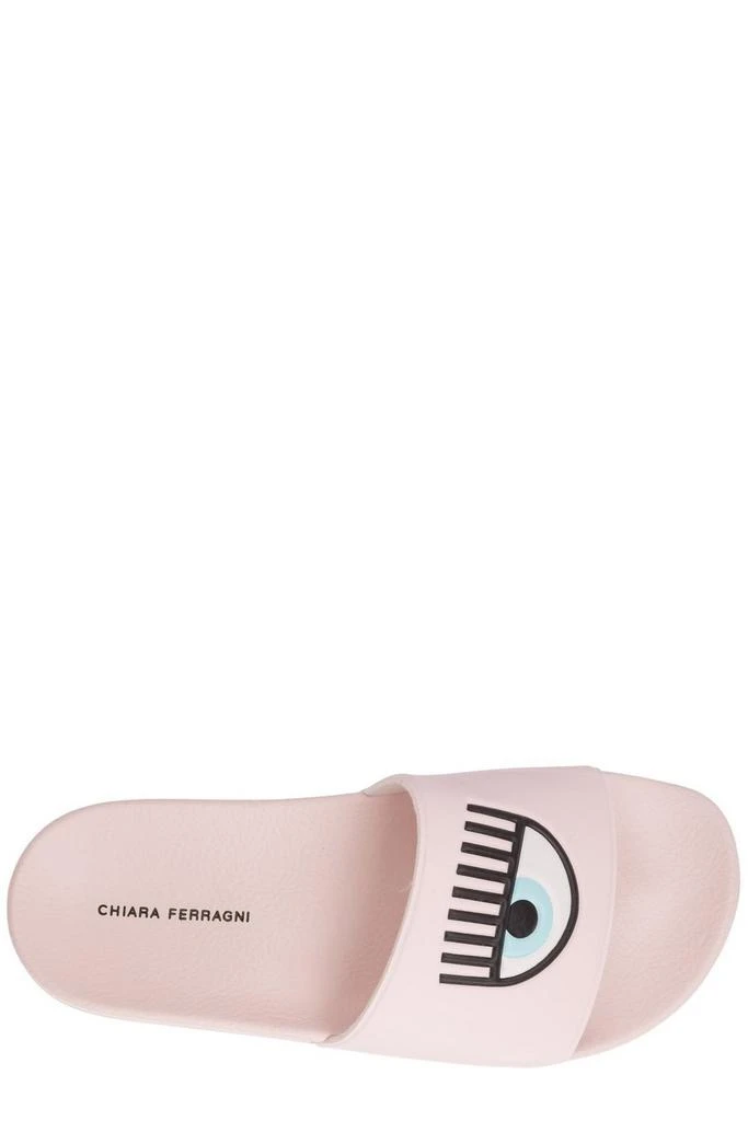商品Chiara Ferragni|Chiara Ferragni Logo Printed Open-Toe Pool Slides,价格¥882,第5张图片详细描述