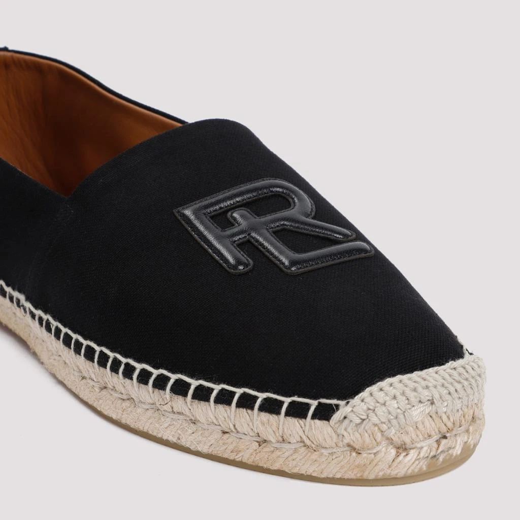 Black Canvas Flat Espadrilles 商品