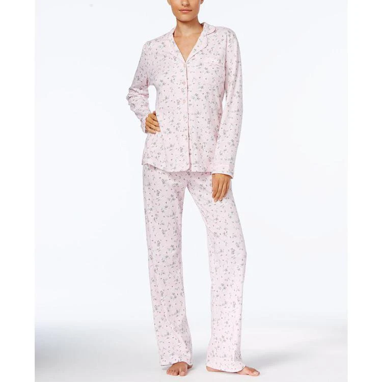 商品Charter Club|Printed Cotton Pajama Set, Created for Macy's,价格¥111,第1张图片