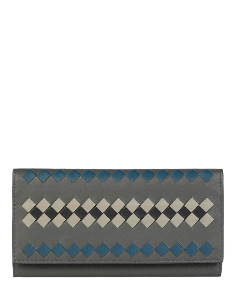 商品Bottega Veneta|Intrecciato Bi-Fold Leather Wallet,价格¥1489,第1张图片