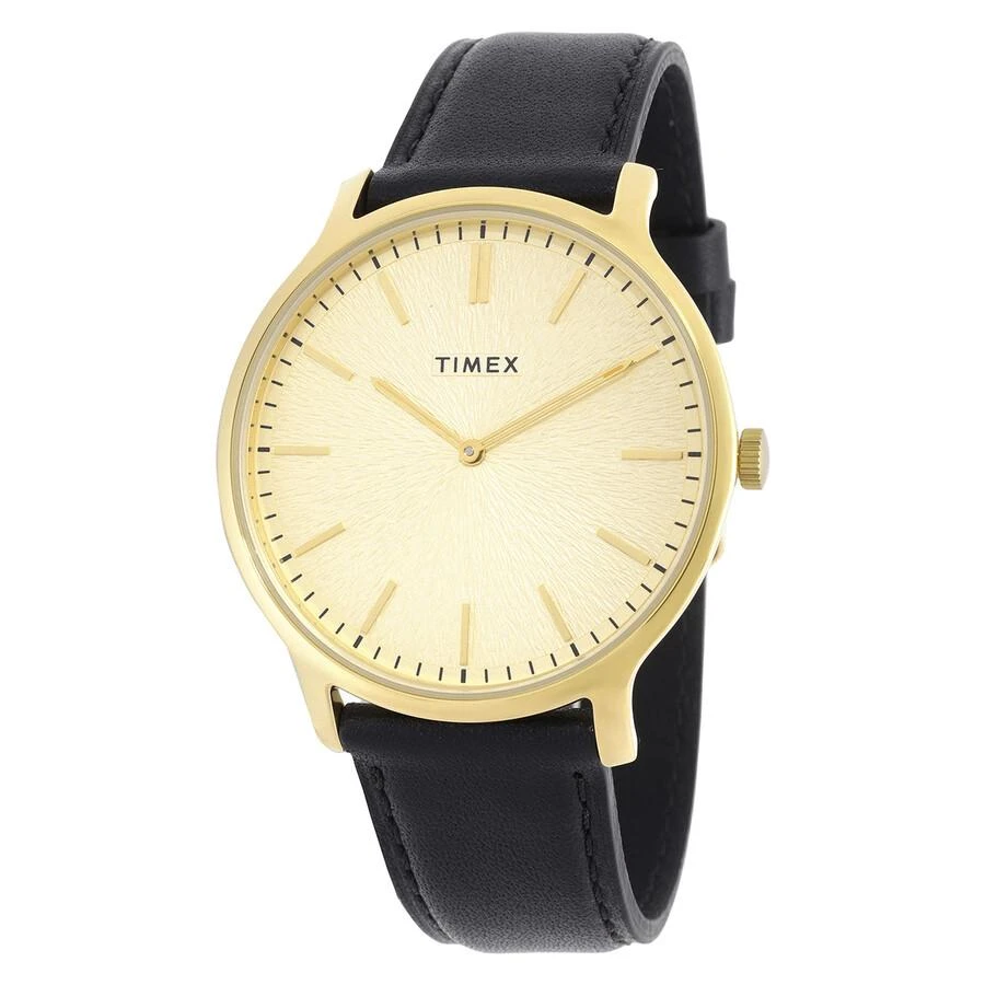 商品Timex|Gallery Quartz Champagne Dial Men's Watch TW2V43500,价格¥293,第1张图片