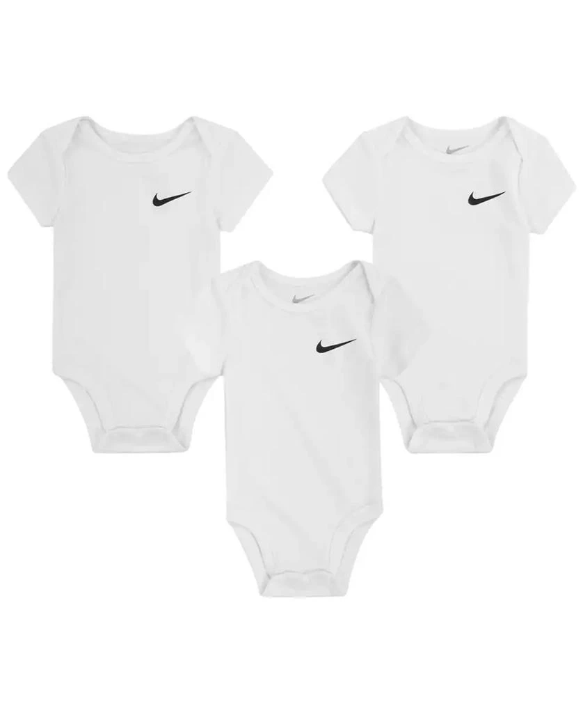 商品NIKE|Baby Boys or Baby Girls Mini Me Essential Bodysuits, Pack of 3,价格¥160,第1张图片