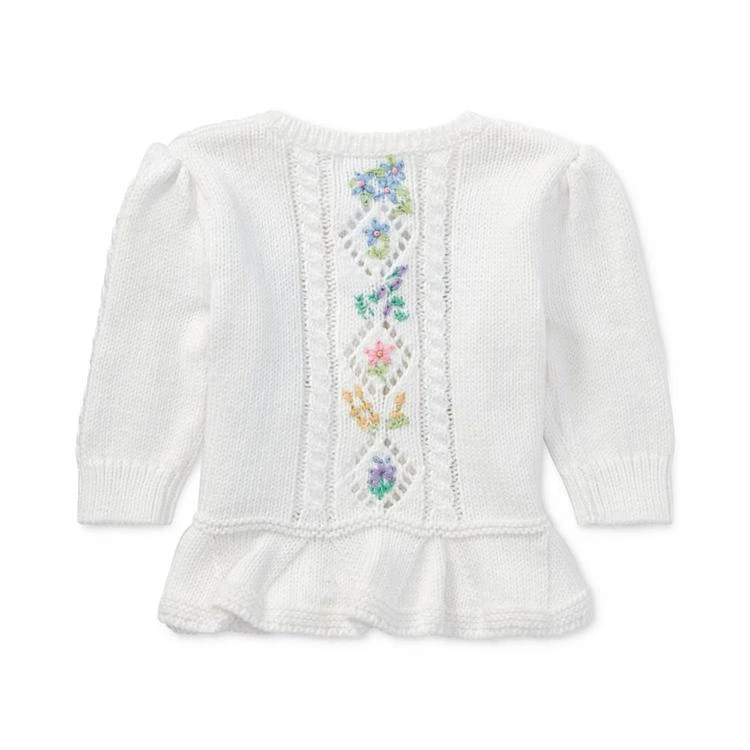 商品Ralph Lauren|Ralph Lauren Embroidered Cardigan, Baby Girls,价格¥417,第2张图片详细描述