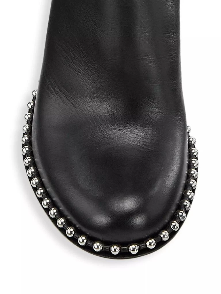 商品Alexander Wang|Nova 105MM Bead-Adorned Leather Ankle Boots,价格¥2714,第4张图片详细描述