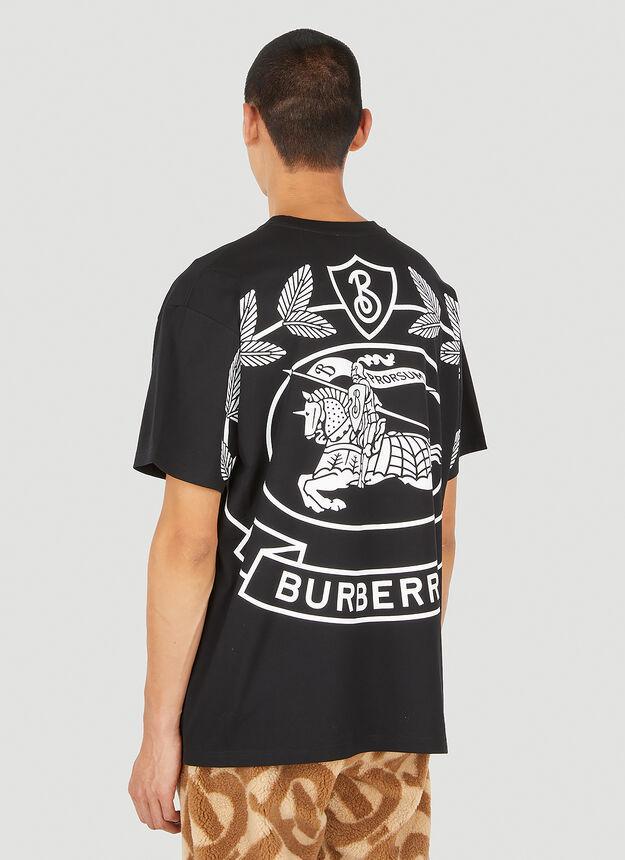 商品Burberry|Logo Print T-Shirt in Black,价格¥5000,第6张图片详细描述