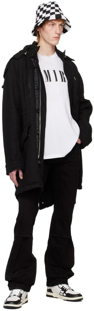 商品AMIRI|Black & White Skel Hi Sneakers,价格¥2019,第5张图片详细描述