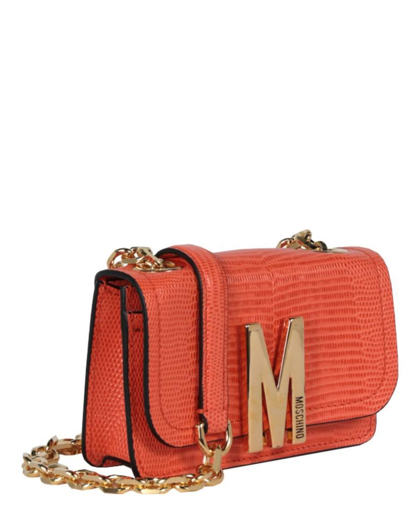 商品Moschino|Embossed Leather M-Logo Crossbody Bag,价格¥3486,第4张图片详细描述