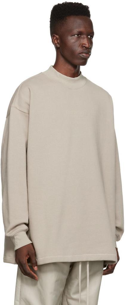 商品Essentials|Gray Relaxed Sweatshirt,价格¥496,第4张图片详细描述