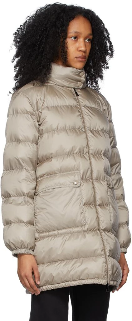 商品Moncler|灰褐色 Abricotier 羽绒大衣,价格¥13013,第2张图片详细描述