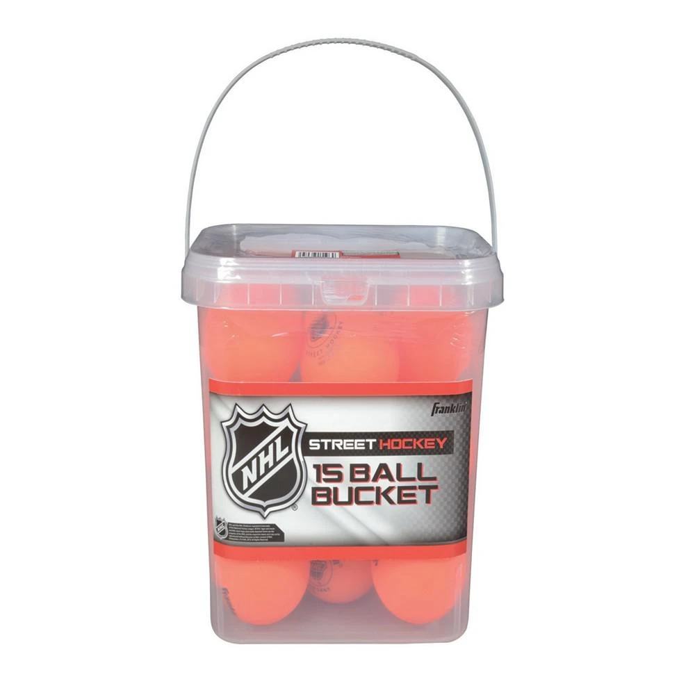 商品Franklin|Nhl Hi Density Street Hockey Ball Bucket,价格¥369,第2张图片详细描述