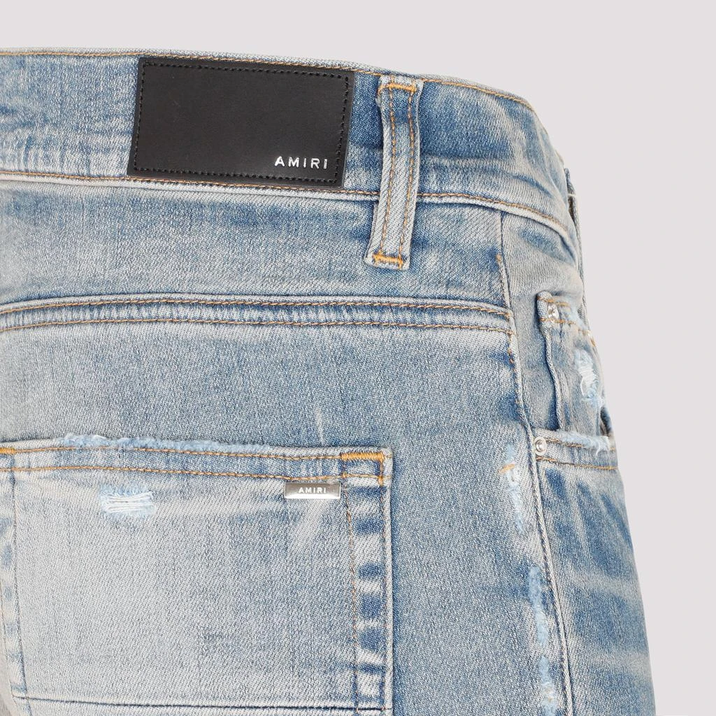 商品AMIRI|AMIRI  DISTRESSED-FINISH SLIM-CUT JEANS,价格¥4769,第4张图片详细描述