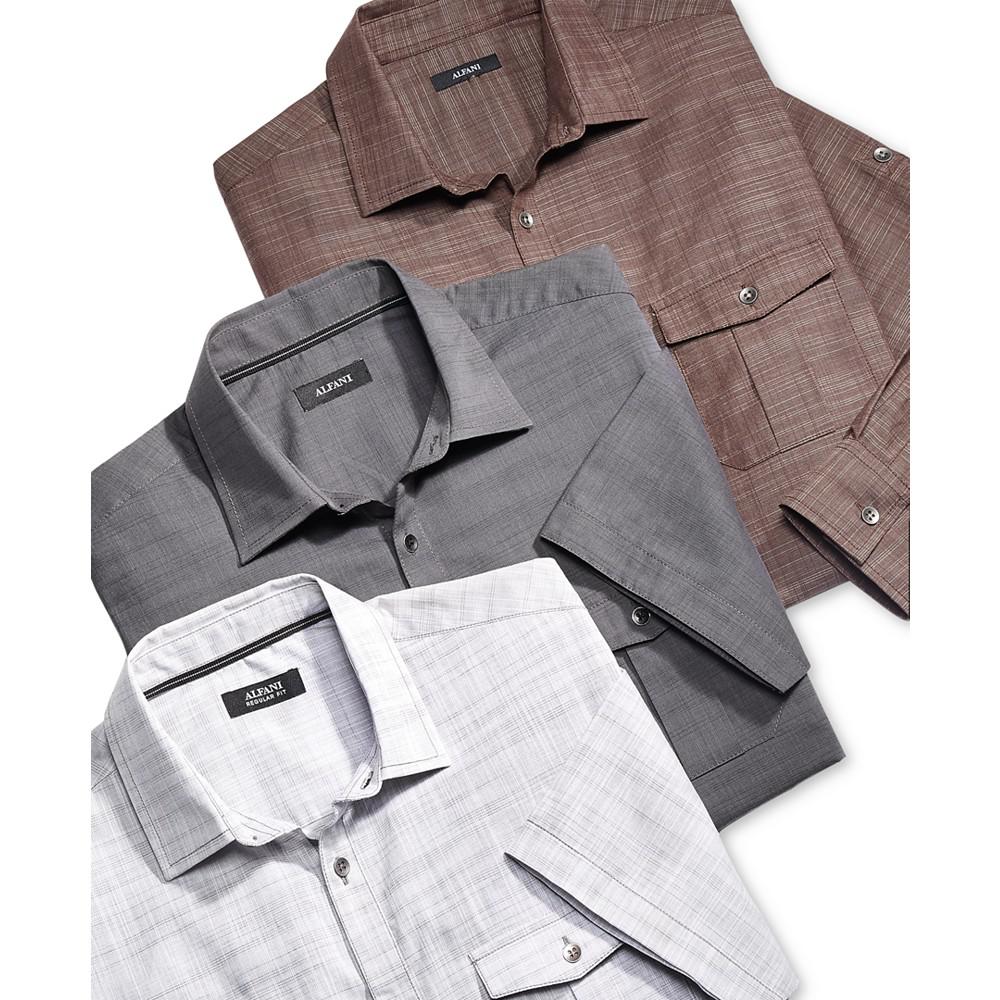 Men's Warren Long Sleeve Shirt, Created for Macy's商品第3张图片规格展示