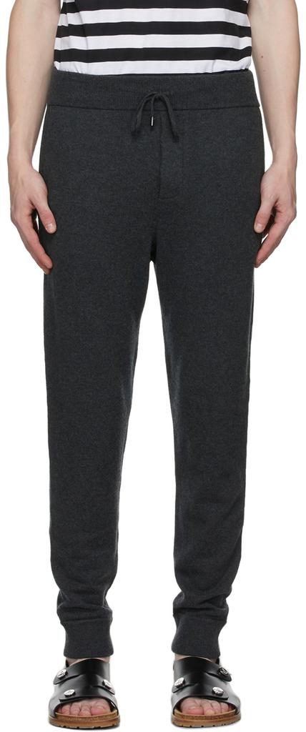 Grey Wool & Cashmere Lounge Pants商品第1张图片规格展示