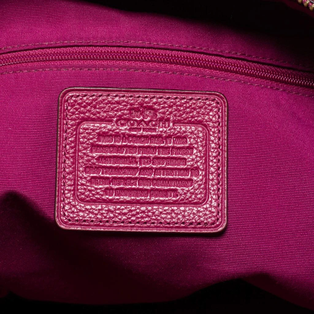 Coach Pink Leather And Nylon Charlie Backpack 商品