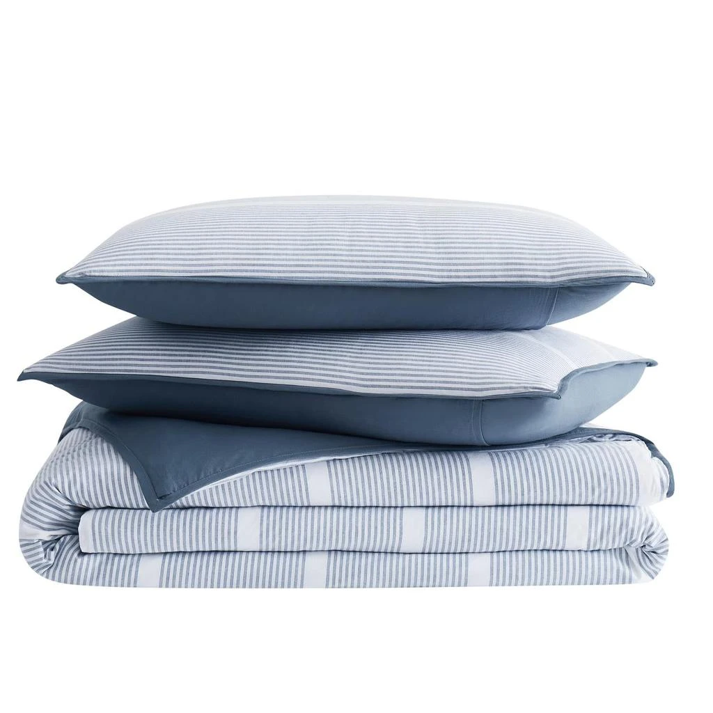 商品Brooklyn Loom|Niari Yarn Dye Stripe Comforter Set,价格¥605,第3张图片详细描述