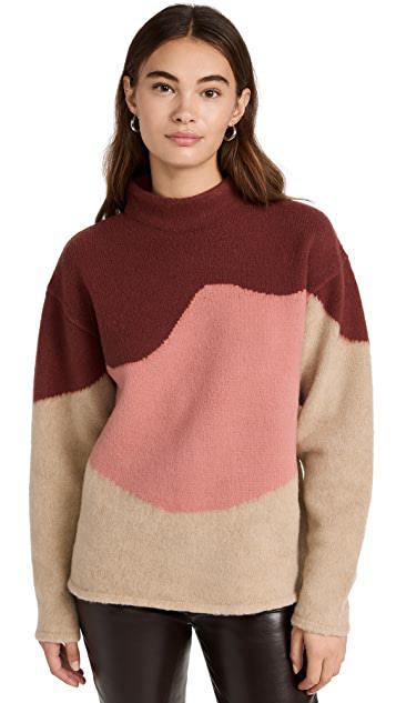 Brushed Intarsia Sweater商品第6张图片规格展示