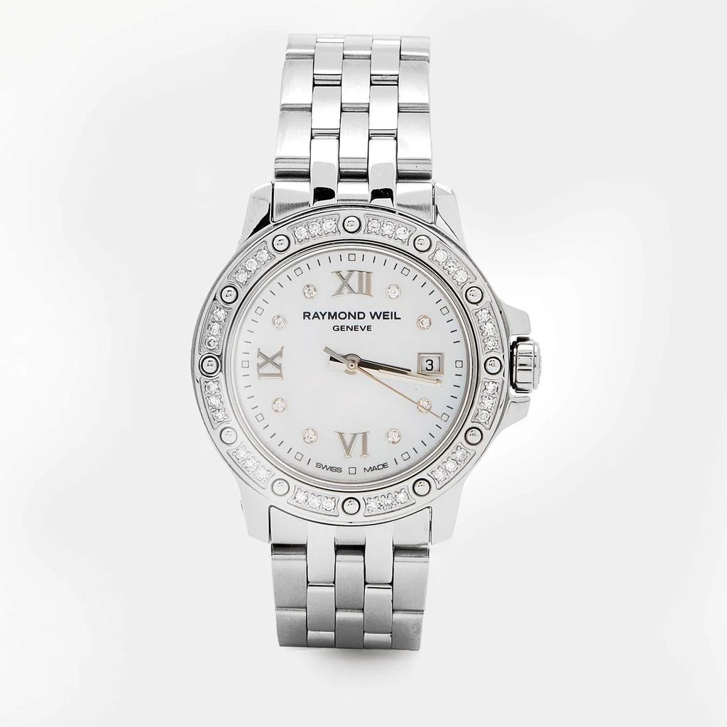 商品[二手商品] Raymond Weil|Raymond Weil Mother of Pearl Diamond Stainless Steel Tango 5399-STS-00995 Women's Wristwatch 28MM,价格¥4317,第1张图片