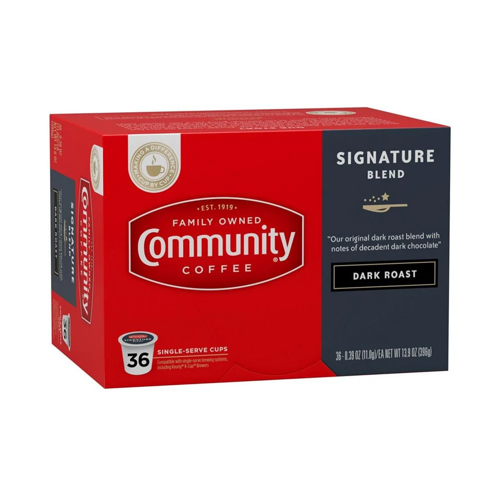 Signature Blend Dark Roast Single Serve Pods, Keurig K-Cup Brewer Compatible, 144 Ct 商品