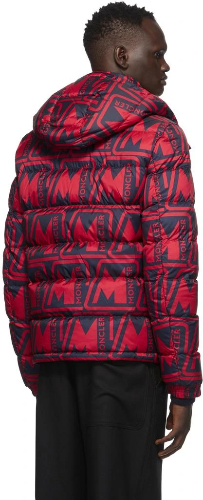 商品Moncler|Red & Navy Down Frioland Jacket,价格¥19704,第3张图片详细描述