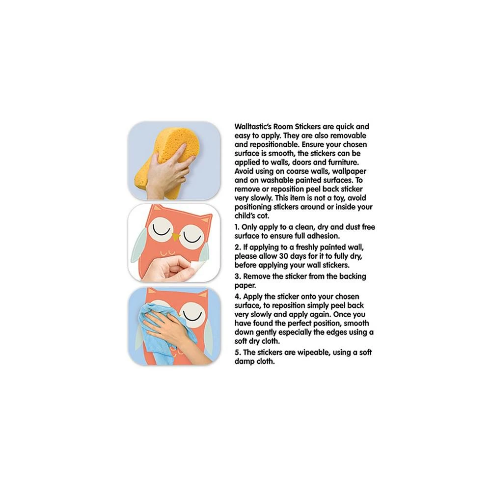 商品Brewster Home Fashions|Woodland Tree And Friends Wall Stickers,价格¥1050,第2张图片详细描述