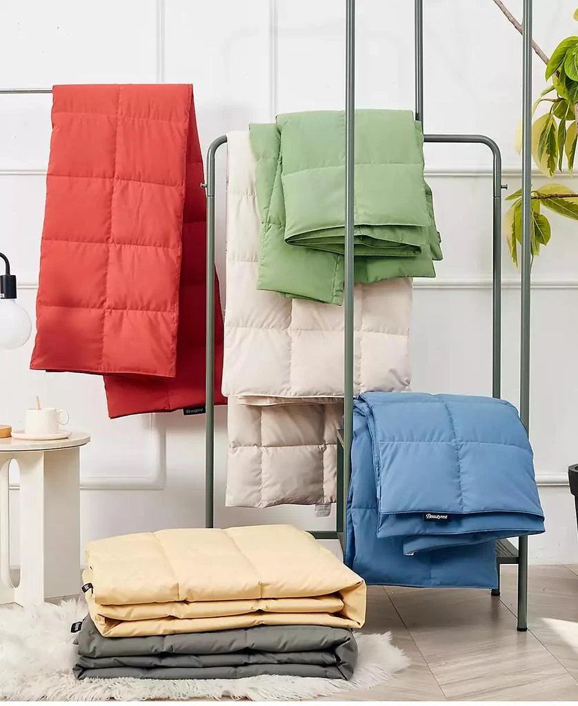 商品Royal Luxe|Packable Down Throw with Storage Bag, 60" x 70", Exclusively at Macy’s,价格¥359,第1张图片