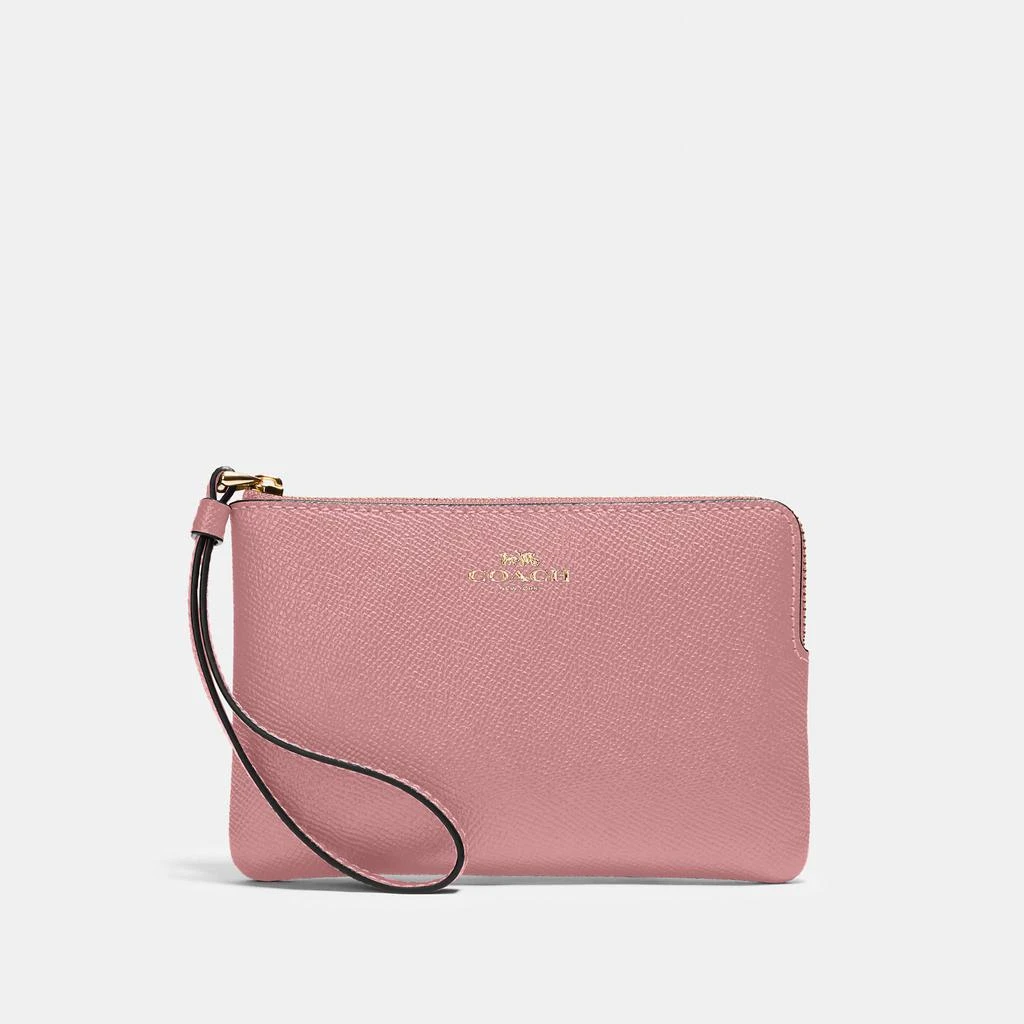 商品Coach|COACH Corner Zip Wristlet,价格¥282,第4张图片详细描述