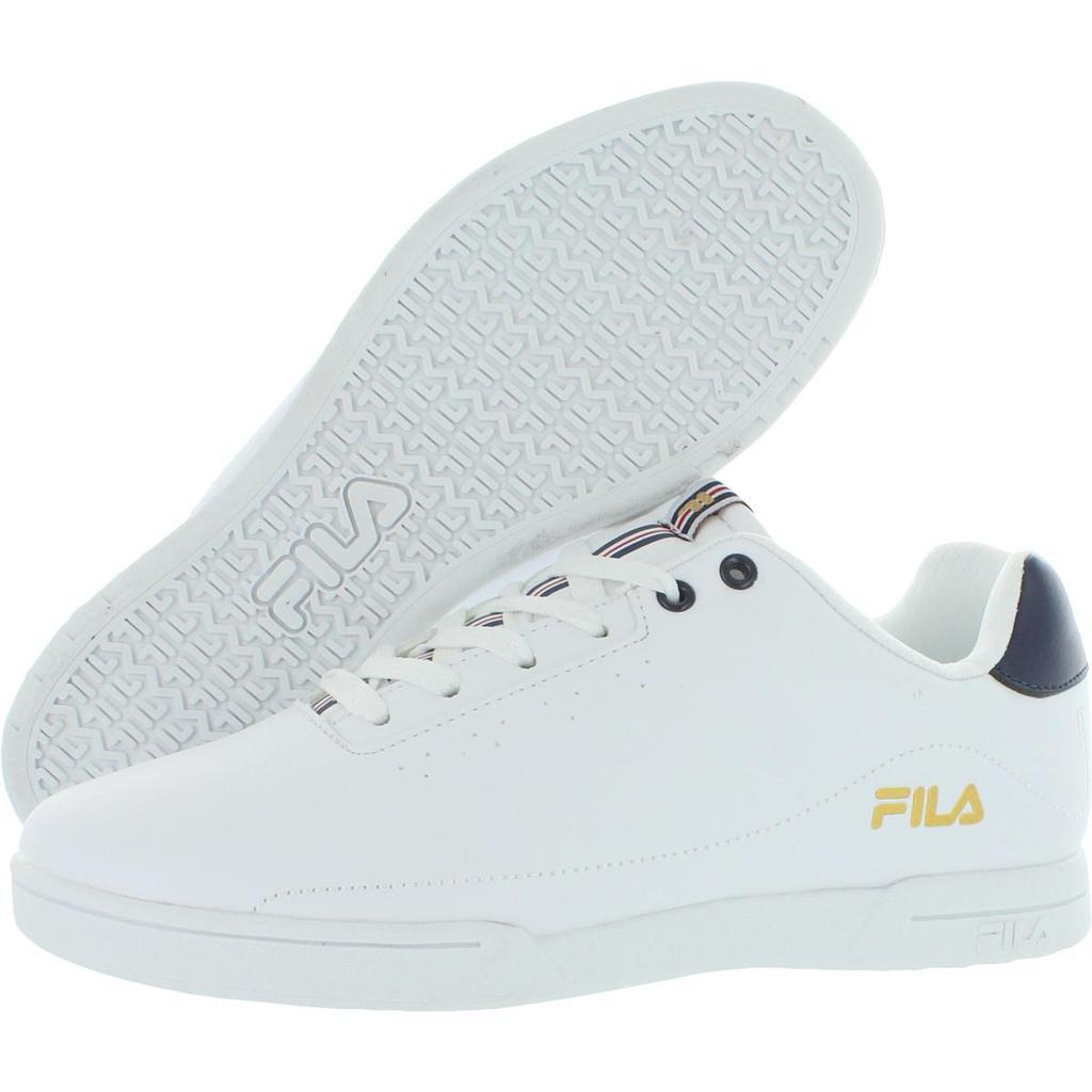 商品Fila|Fila Womens Wisteria Faux Leather Logo Athletic Shoes,价格¥131,第5张图片详细描述