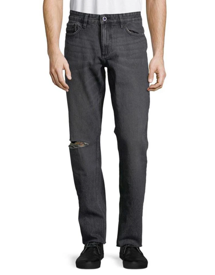 商品Calvin Klein|Distressed Straight-Leg Jeans,价格¥157,第1张图片