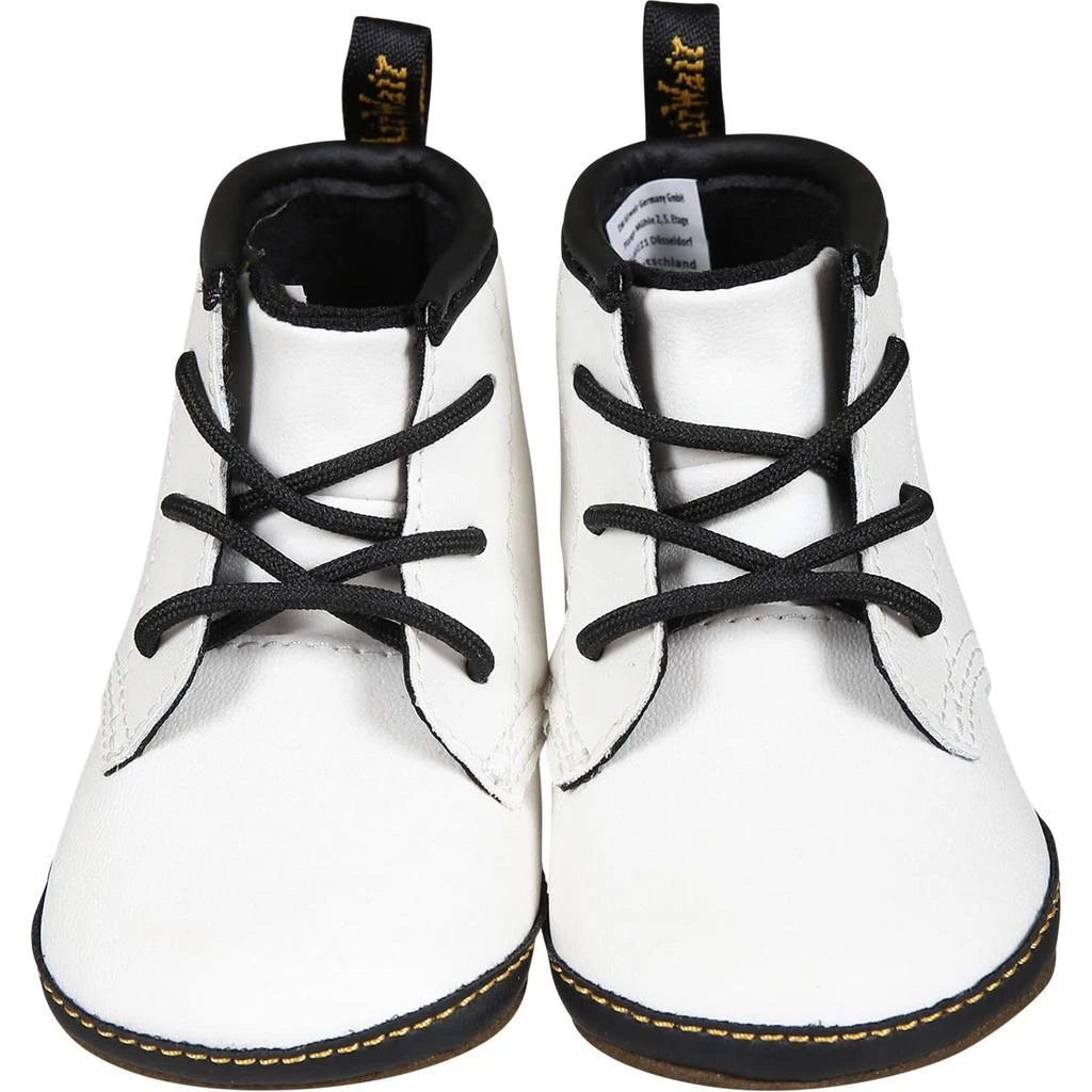 商品Dr. Martens|White First Steps Boots For Baby Kids,价格¥642,第2张图片详细描述