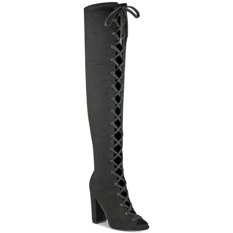 商品GUESS|Women's Casidi Lace-Up Over-The-Knee Boots,价格¥278,第1张图片