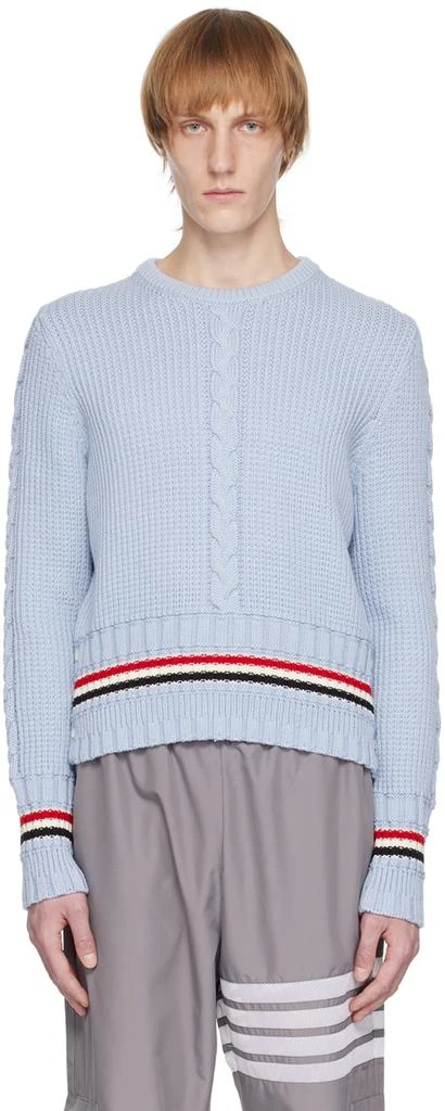 商品Thom Browne|Blue Stripe Sweater,价格¥3340,第1张图片