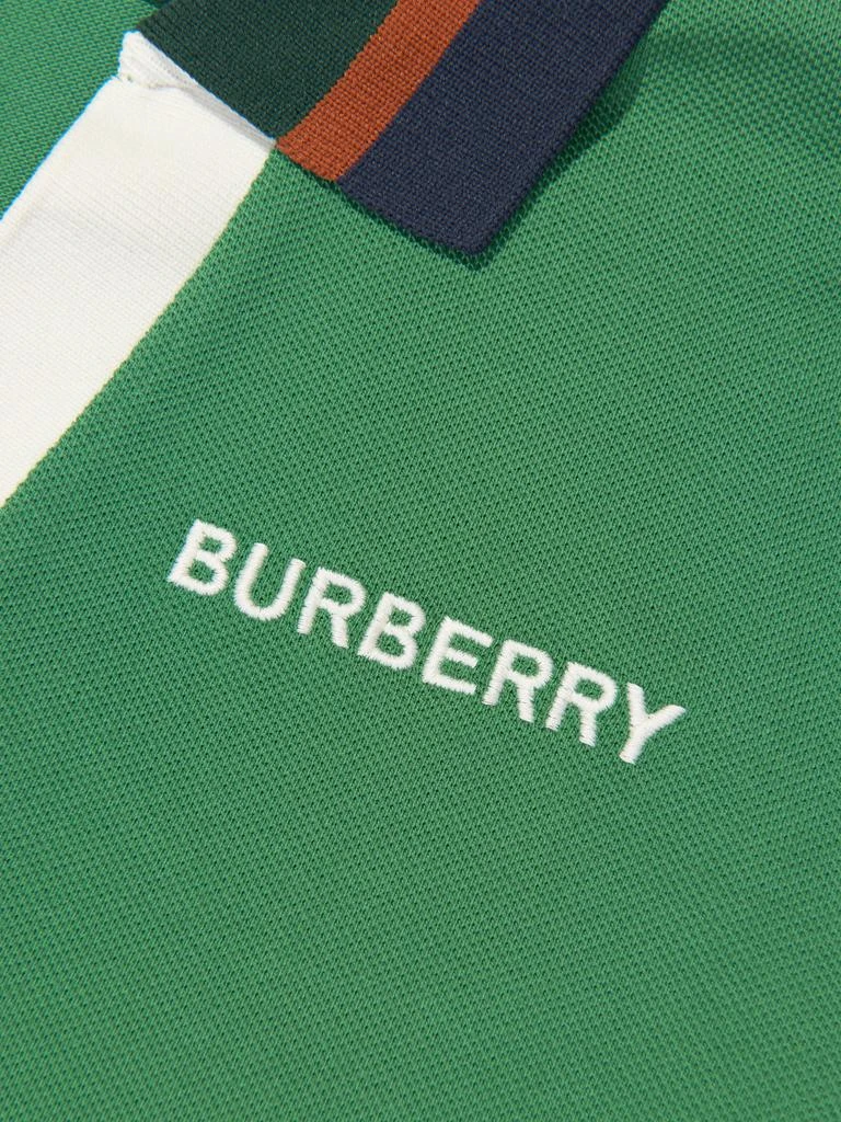 商品Burberry|Boys Douglas Polo Shirt in Green,价格¥1760,第4张图片详细描述
