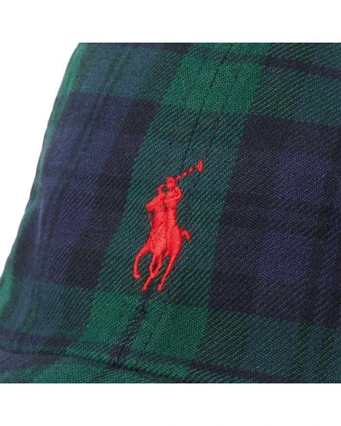 商品Ralph Lauren|Plaid Flannel Ball Cap,价格¥158,第3张图片详细描述
