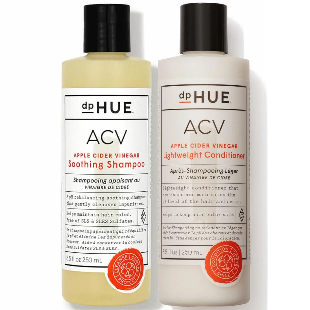 商品dpHUE|dpHUE Apple Cider Vinegar Soothing Shampoo and Lightweight Conditioner Duo,价格¥523,第1张图片