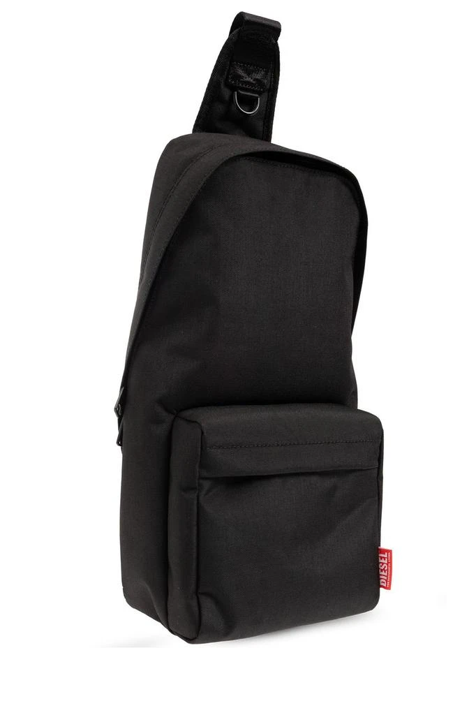 商品Diesel|Diesel Logo Detailed Zipped Shoulder Backpack,价格¥543,第3张图片详细描述