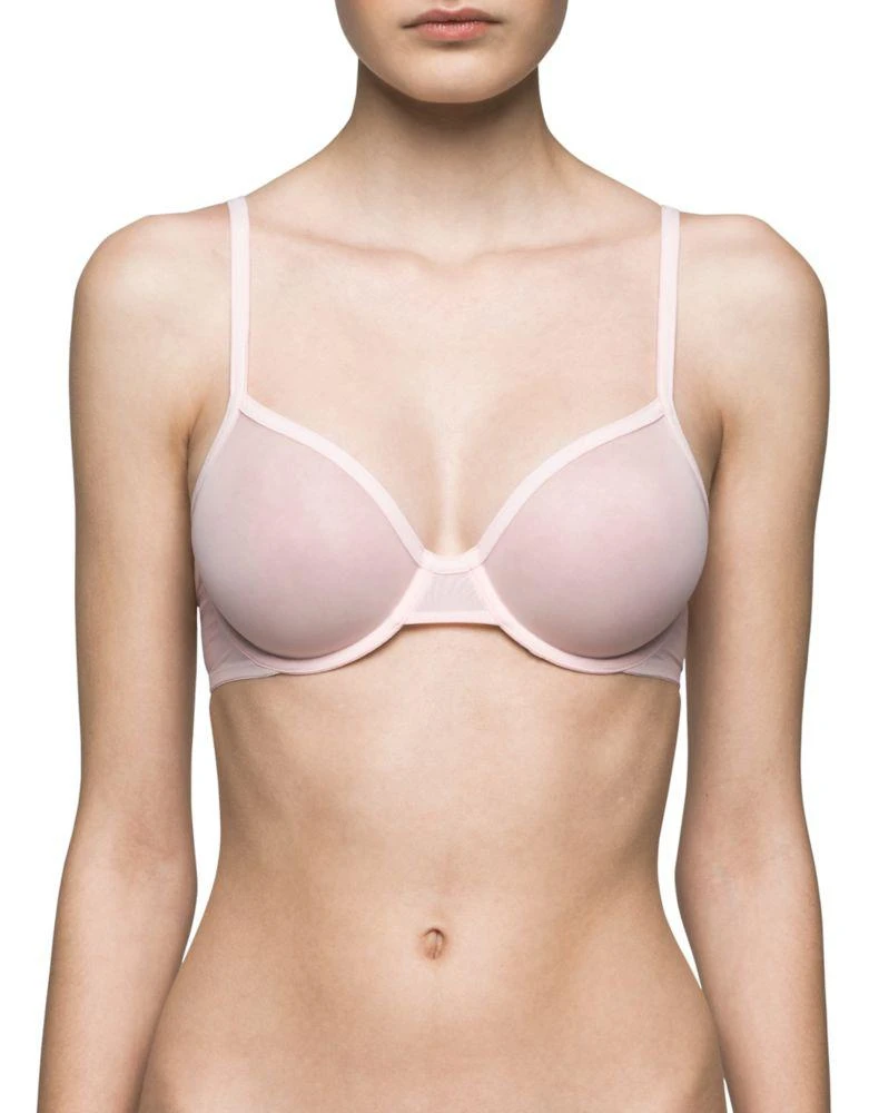 商品Calvin Klein|Sheer Marq Unlined Demi Bra,价格¥87,第2张图片详细描述