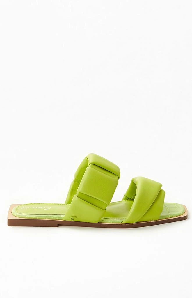 商品Sam Edelman|Women's Green Inara Sandals,价格¥186,第3张图片详细描述