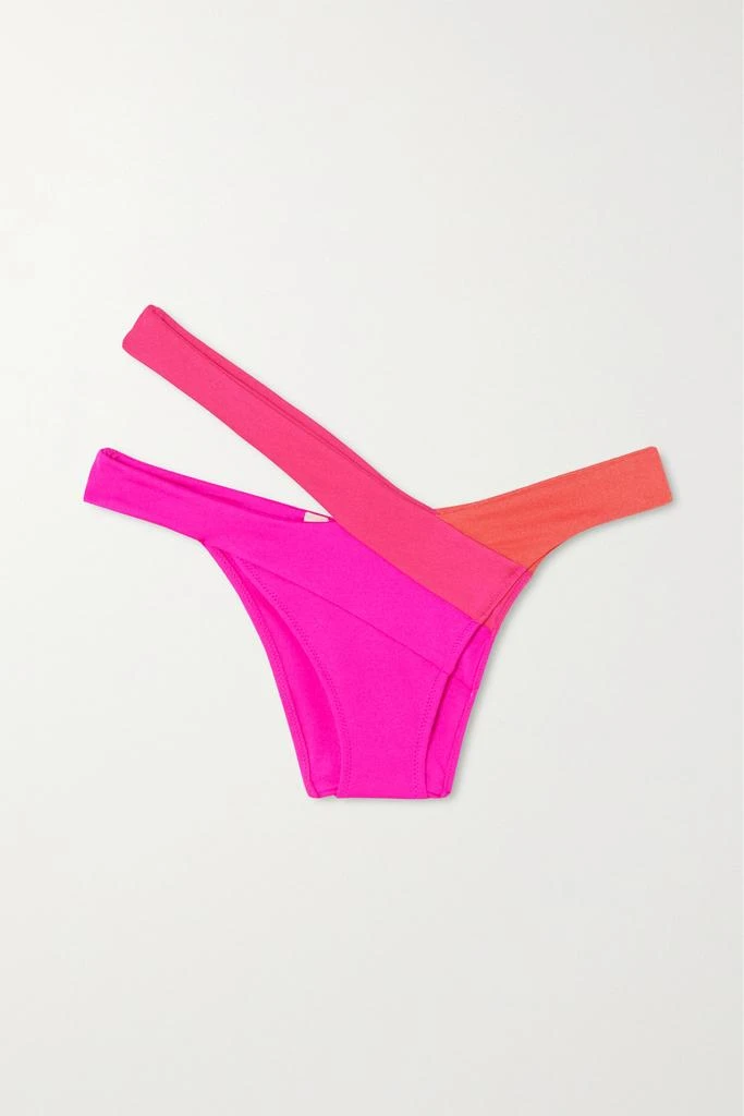 商品L'Agent by Agent Provocateur|Teri 挖剪拼色比基尼三角裤,价格¥598,第1张图片