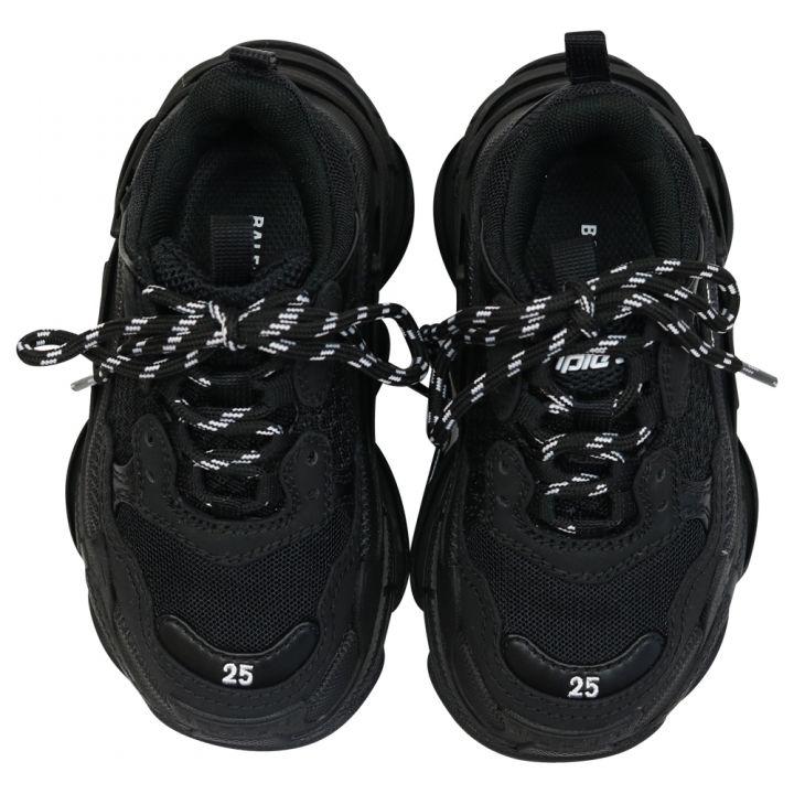 黑色 Triple S 运动鞋 童款商品第5张图片规格展示