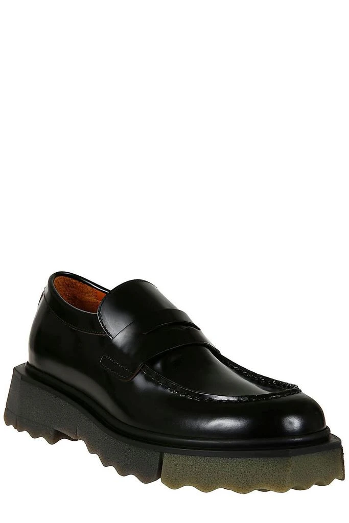商品Off-White|Off-White Round Toe Slip-On Sponge Loafers,价格¥4909,第2张图片详细描述