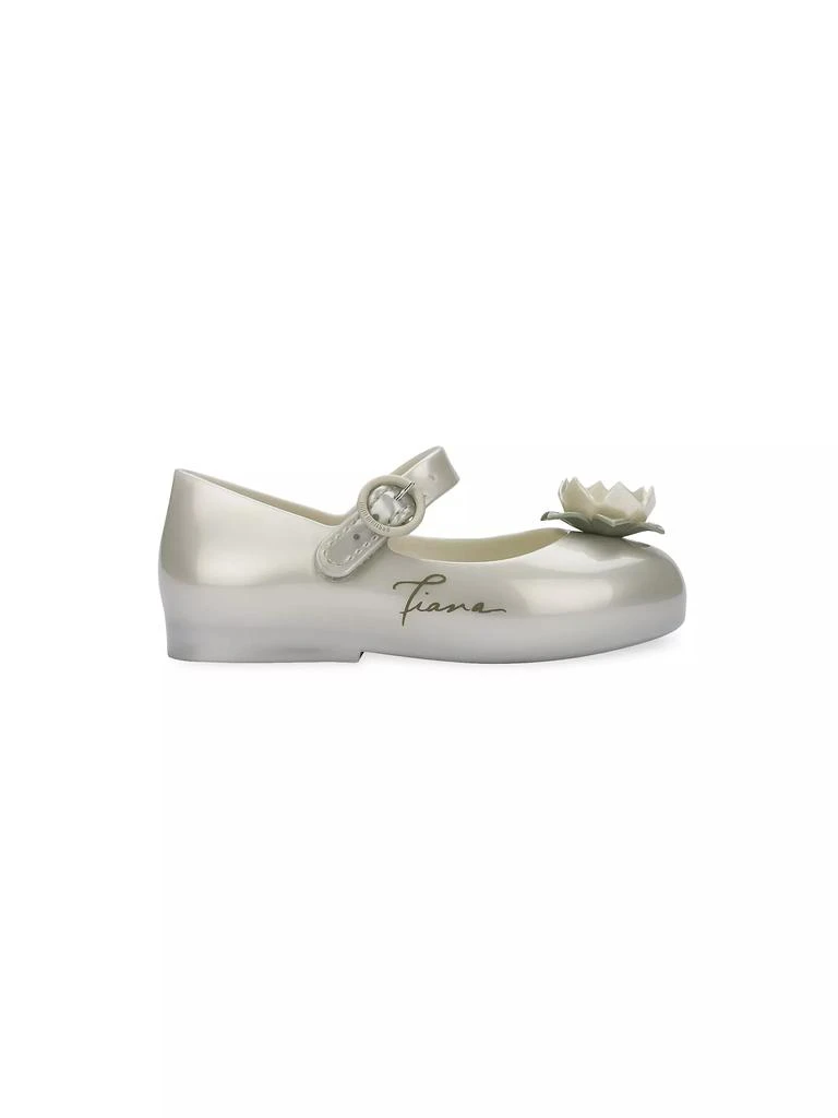 商品Mini Melissa|Little Girl's Mini Sweet Love Princess Tiana Flats,价格¥282,第2张图片详细描述