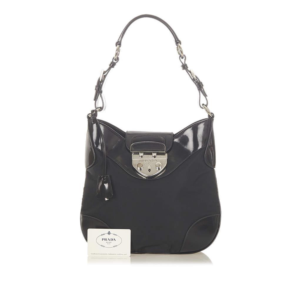 Prada Black Tessuto Shoulder Bag商品第8张图片规格展示