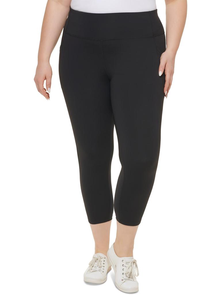 Plus Womens Stretch Ankle Athletic Leggings商品第1张图片规格展示