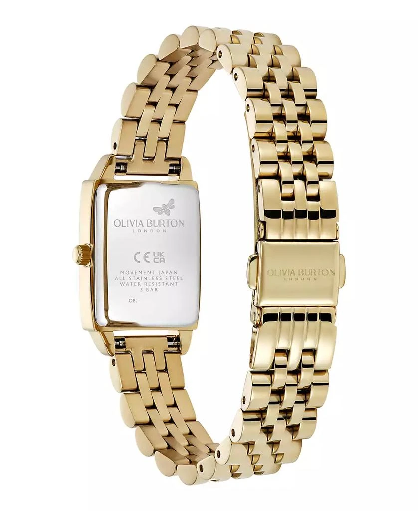 商品Olivia Burton|Women's Quartz Gold-Tone Stainless Steel Bracelet Watch 25.5mm x 20.5mm,价格¥1444,第4张图片详细描述