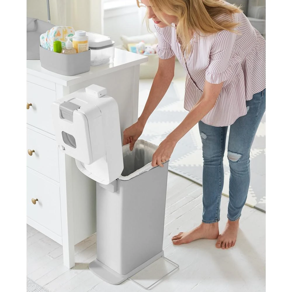 商品Skip Hop|Nursery Style Diaper Pail,价格¥636,第2张图片详细描述